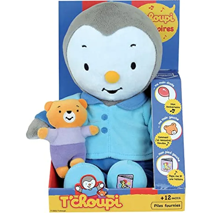 Jemini – 022857 Charley – Tell Me A Story – Interaktives Spielzeug Weich – 30 cm