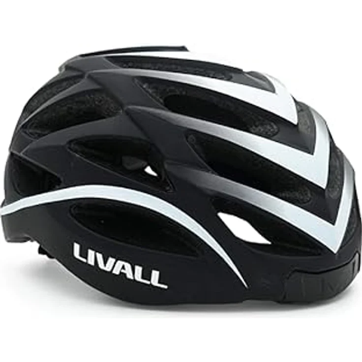 Livall Unisex – Erwachsene BH62 Neo Fahrradhelm, schwarz, weiß, one Size – Bild 3