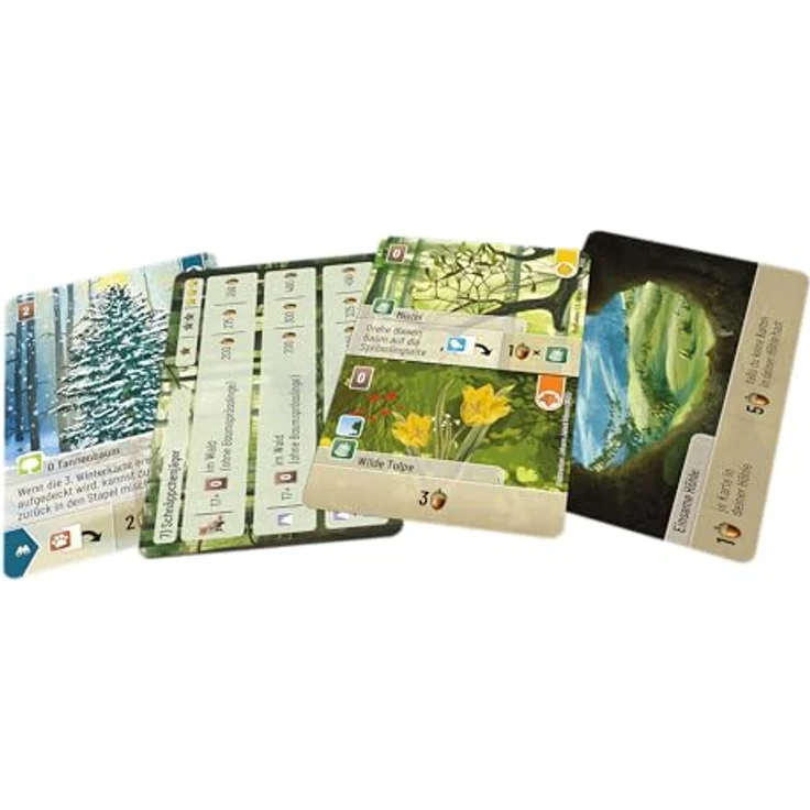 Lookout Mischwald – Entdeckungen, Erweiterung für 1-5 Spieler, 55 neue Karten, Automa-Deck, ab 10 Jahren, Deutsch – Bild 5