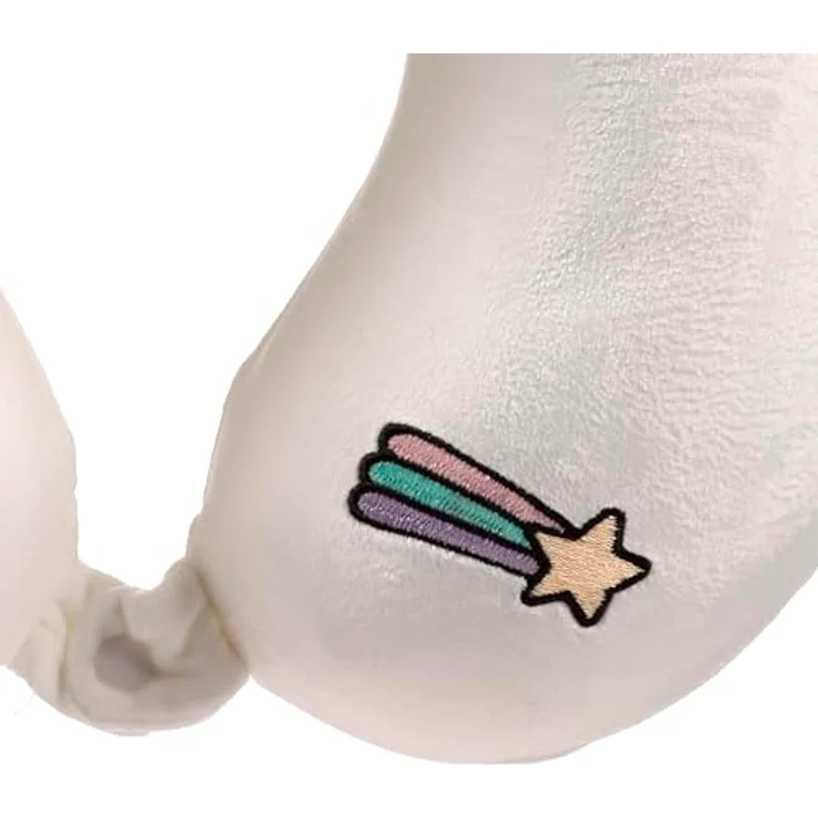 Triton-X Relaxeazzz Astra das Einhorn Adoracorns Plüsch Memory Foam Reisekissen für optimalen Komfort und Unterstützung – Bild 6