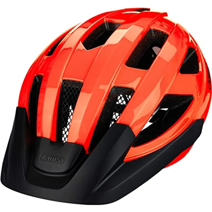 ABUS 87224 Fahrradhelm, Orange (Shrimp Orange), S (51-55 cm) – Bild 1