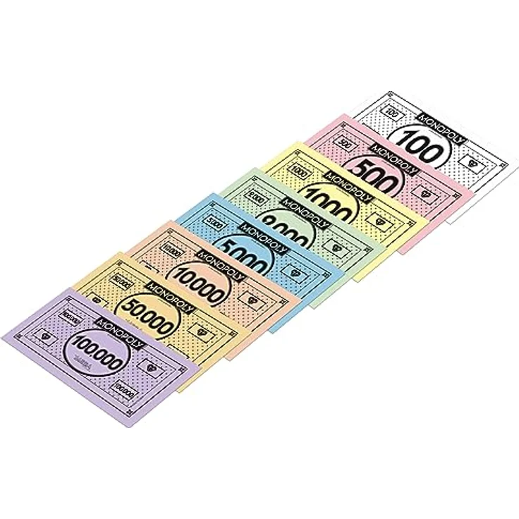 Winning Moves Monopoly - Mega Deluxe Edition Luxus Brettspiel mit 12 zusätzlichen Spielfeldern, 250.000 M Startkapital, Silbernen Wolkenkratzern und Tempowürfel, für 2-6 Spieler, deutsch – Bild 6