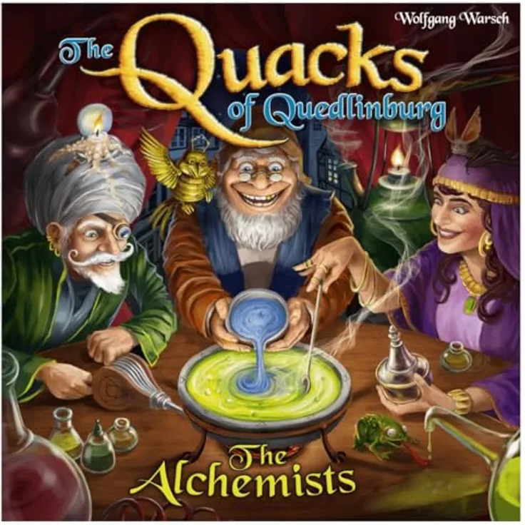 Schmidt The Quacks of Quedlinburg: The Alchemists Expansion, Brettspiel für 2-5 Spieler, ab 10 Jahren, 45 Minuten Spielzeit, englische Version