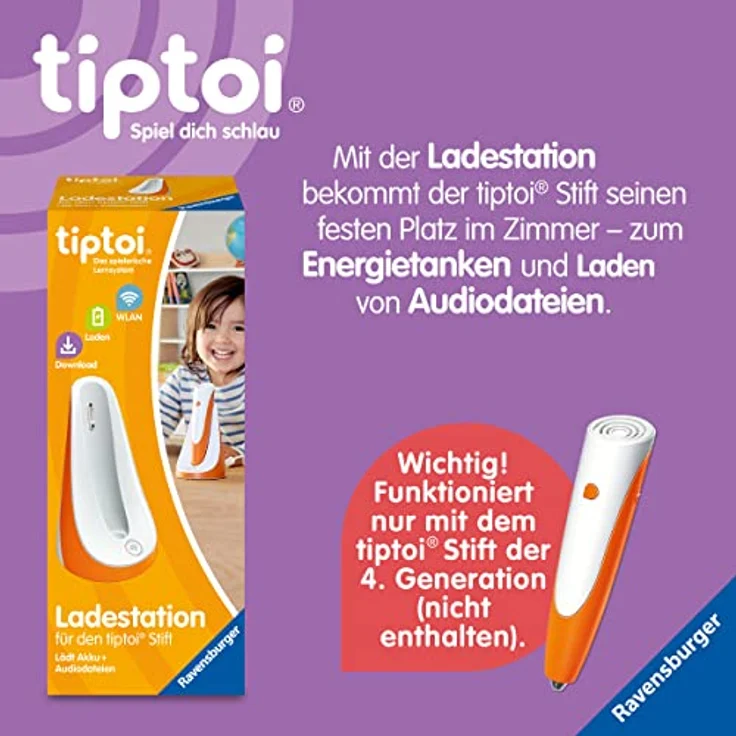Ravensburger 00110 'tiptoi Stift', audiodigitale Lern- und Kreativsystem, Lernspielzeug für Kinder, ab 2 Jahren – Bild 9
