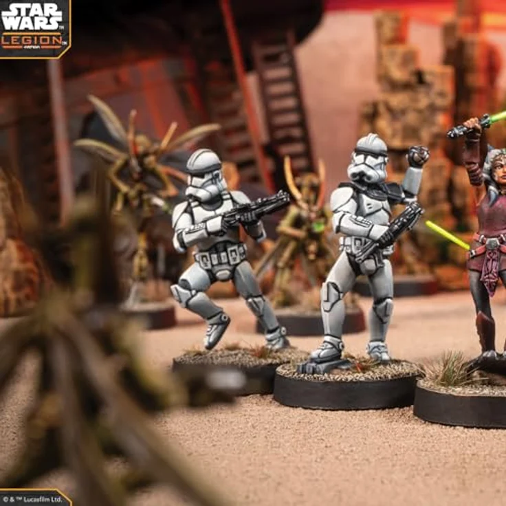 Atomic Mass Games Star Wars Legion - Commander & Padawan Ahsoka Tano, Erweiterung für die Galaktische Republik mit zwei Einsatzmöglichkeiten – Bild 5