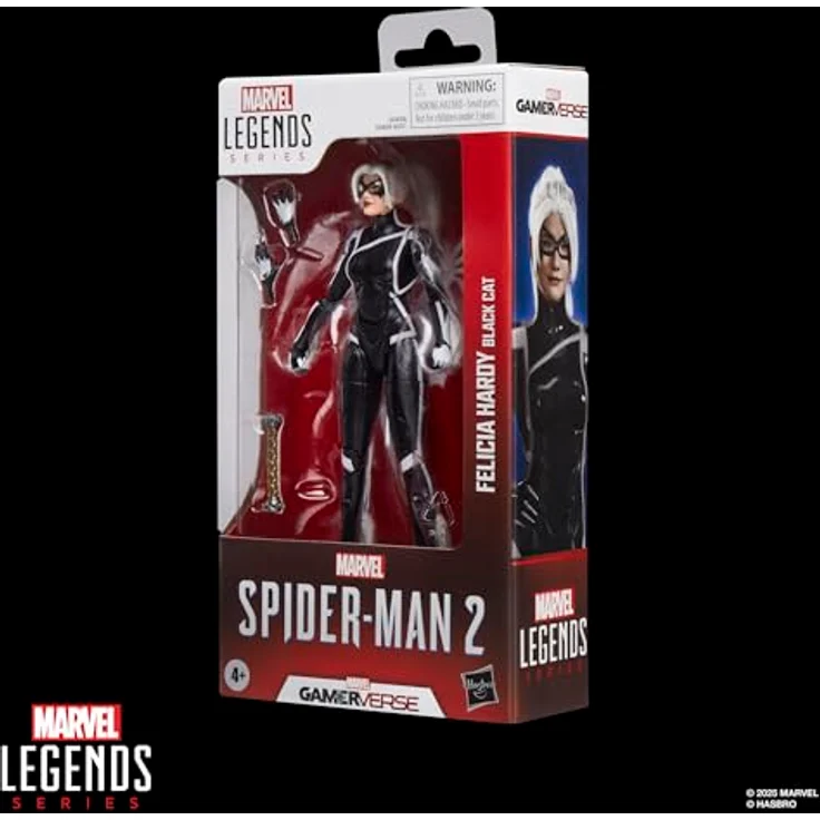 Hasbro Marvel Legends Spider-Man 2, Felicia Hardy Black Cat Actionfigur 15 cm, vollbeweglich mit 3 Accessoires – Bild 11