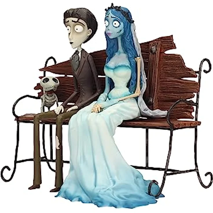 SD TOYS Corpse Bride Set Braut Cadaver, Victor Van Dort und Emily, Figur, Maßstab 1/10, Mehrfarbig (SDTWRN89688) - Detailgetreue Korallenfigur, ideal für Sammler und Fans des Tim Burton-Universums, Jubiläumsedition – Bild 2