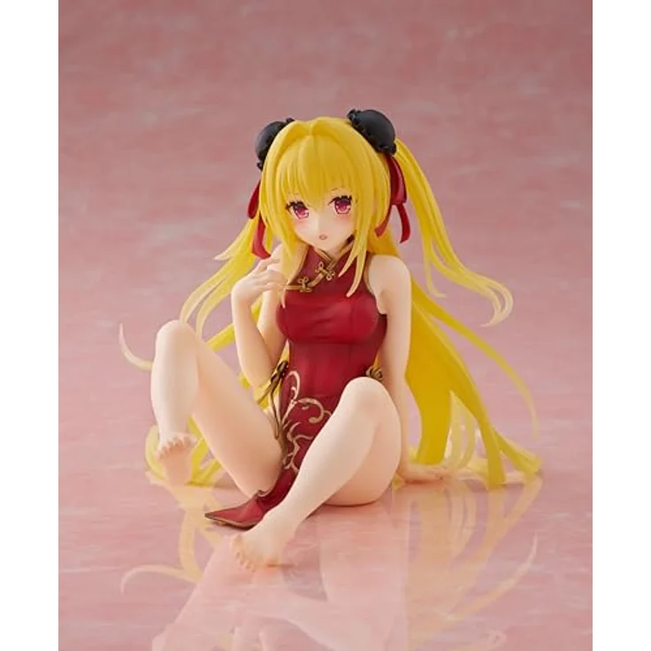 Taito To Love Ru Darkness PVC Statue Golden Darkness (Chinese Dress Ver.), 13 cm, inklusive Standfuß, offizielles Lizenzprodukt – Bild 2