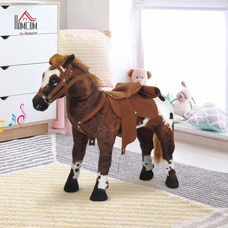 Kinder Reitpferd braun (Farbe: braun) – Bild 3