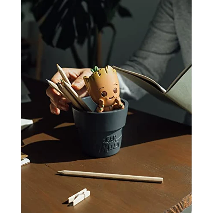 Grupo Erik Stiftehalter Marvel Groot Schreibtisch Organizer - Marvel Comics Stifteköcher - Zubehör Fanartikel - Stifte Merch – Bild 4