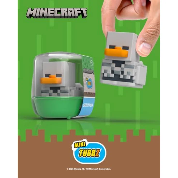 Numskull Minecraft Tubbz Mini PVC Figur Skeleton, 5 cm, hochwertige Sammlerfigur aus langlebigem PVC – Bild 6