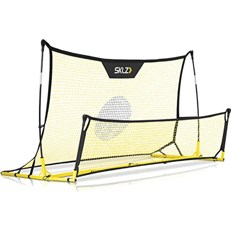 SKLZ Unisex Quickster Soccer Trainer Tornetz, schwarz/Gelb, Einheitsgröße EU