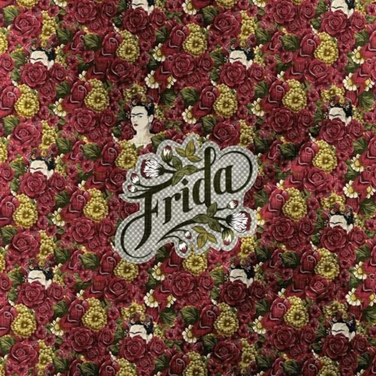 Irisette I Flausch Cotton Bettwäsche I Frida Kahlo I 135x200, Kinderbettwäsche atmungsaktiv und wohlig wärmend, blau – Bild 3