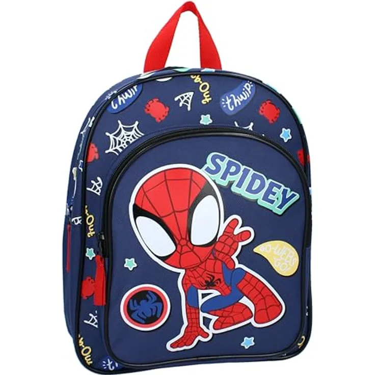 Vadobag Rucksack Spidey Web-Out!, Kindergartenrucksack, 30x25x11 cm, Blau