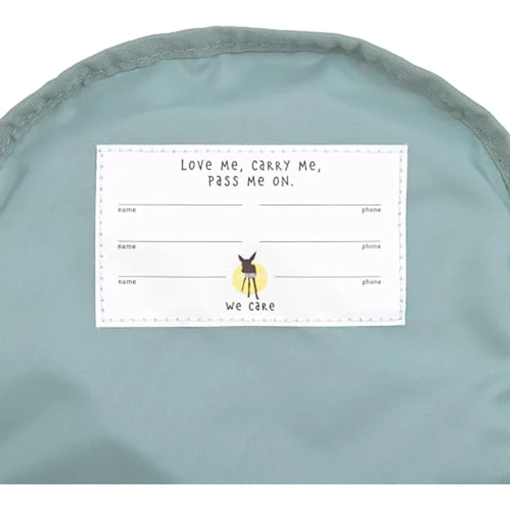 LÄSSIG Kleiner Kinderrucksack für Kita, Krippenrucksack mit Brustgurt, 3,5 Liter, wasserabweisend, Cloud light khaki – Bild 3