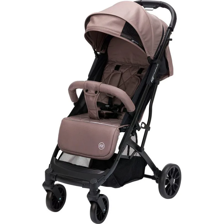 Fillikid Kinder-Buggy Fill Styler Elite, kompakt und leicht, 360° schwenkbare Vorderräder, bis 22kg tragbar, ausziehbarer Trolleygriff