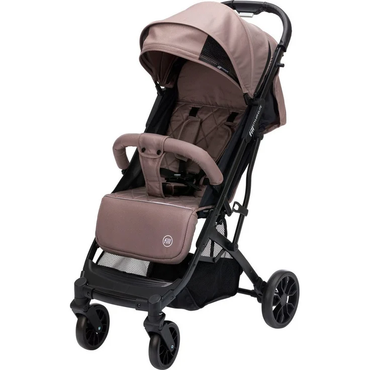 Fillikid Kinder-Buggy Fill Styler Elite, kompakt und leicht, 360° schwenkbare Vorderräder, bis 22kg tragbar, ausziehbarer Trolleygriff