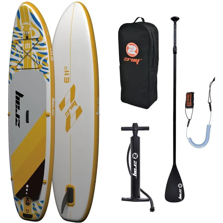 zray Inflatable SUP-Board ZRAY E11 SUP Komplettset 335x81x13 cm, Allround, Stand Up Paddle Board, mit Transportrucksack