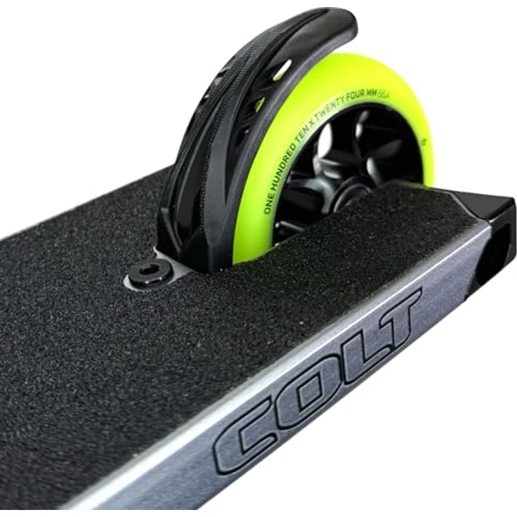 F26 Blunt Colt S6 Complete Stunt-Scooter H=84cm Park/Street I Kinder I Jugendlich I Erwachsene I Trick I Tret I Roller I Leicht (110mm Silber matt/Neon Gelb) – Bild 5