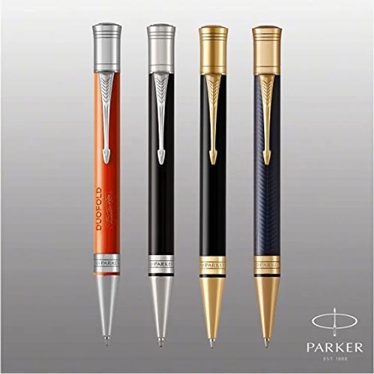 Parker Pen Duofold Prestige, luxuriöser Silber-Schreibstift mit Handarbeit und Exzellenz seit 1921 – Bild 4