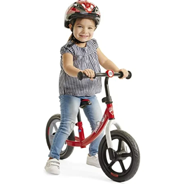 Chicco Ducati Balance Bike+ für Kinder 2-5 Jahre, Kinder Laufrad fürs Gleichgewicht, mit höhenverstellbarem Sattel und Lenker, max. 25 kg, Rot - Spielzeug für Kinder 2-5 Jahre – Bild 8