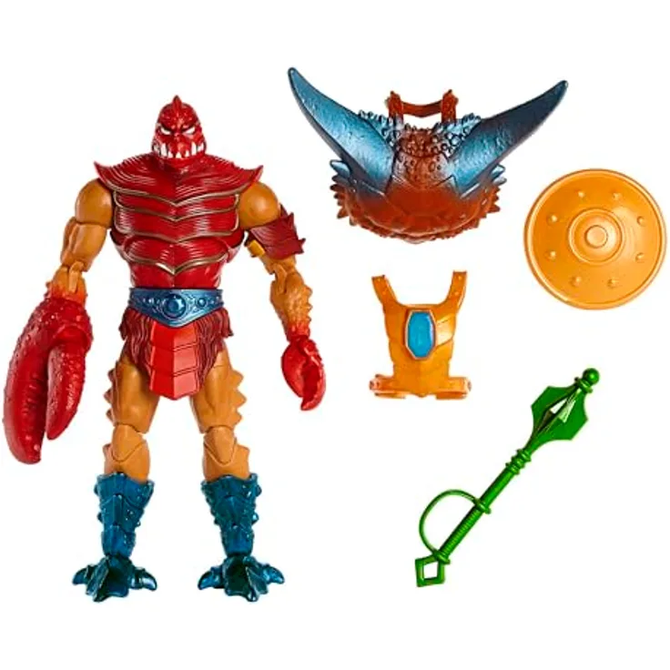 Masters of the Universe MASTERVERSE Clawful, 18 cm Actionfigur mit 30 Bewegungspunkten und Battle-Zubehörteilen, New Eternia Edition für Sammler und Fans ab 6 Jahren, HLB58