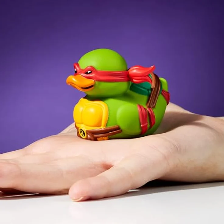 TUBBZ Mini Raphael Sammelfigur aus Vinylgummi, 5 cm groß, offiziell lizenziertes TMNT-Merchandise, rot – Bild 5