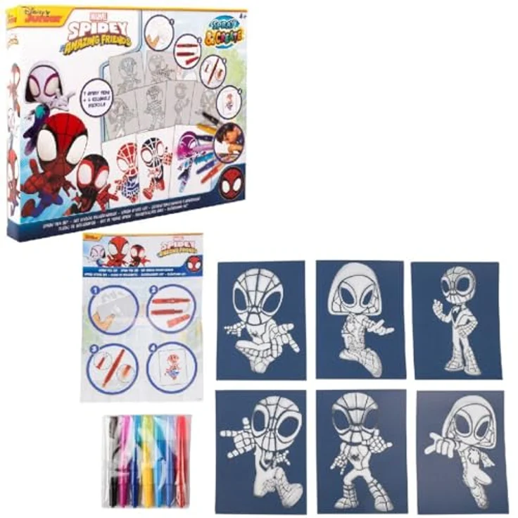 Spidey und seine Superfreunde - Sprüh Stifte Set - Spidey – Bild 2