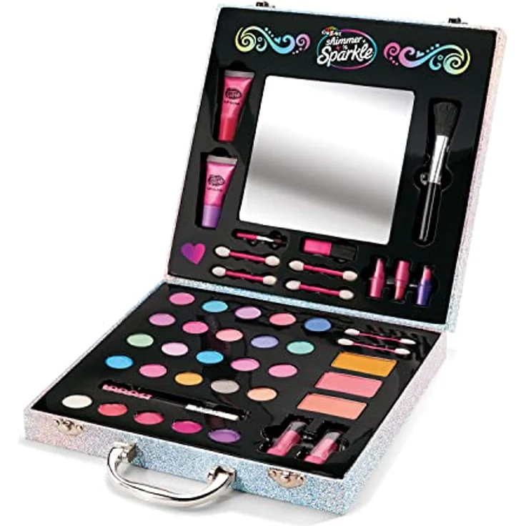 Shimmer 'n Sparkle Glitter Makeover Studio Beauty Kit - All-in-One Beauty für Augen, Wangen und Lippen ab 8 Jahren – Bild 2