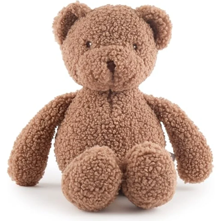 Bieco Kuscheltier Bär Mika, Teddybär aus Bouclé, 37 cm, plüschig weich, ideal für Babys ab 0 Monaten, Geschenkidee, handwaschbar – Bild 1