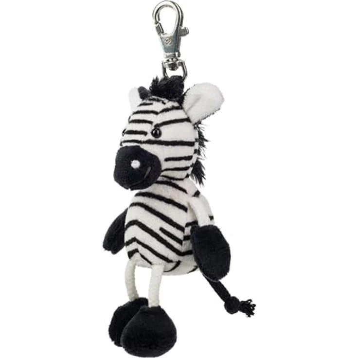 Schaffer Schlüsselanhänger Plüsch Zebra Nala, 12 cm, waschbar bei 30°C, geprüfte Qualität nach DIN EN 71 – Bild 1