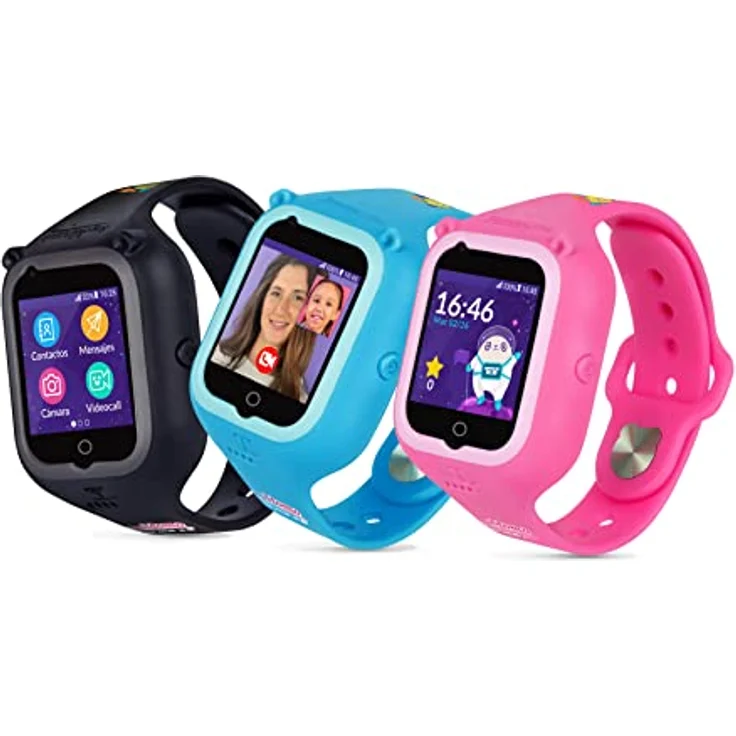 SoyMomo Space 2.0 - Handy Uhr für Kinder, 4G-Smartwatch für Kinder, GPS, Anrufe, Nachrichten, SOS-Taste, Kamera, Schulmodus, Blockierung fremder Anrufer, SIM-frei (Schwarz) – Bild 3
