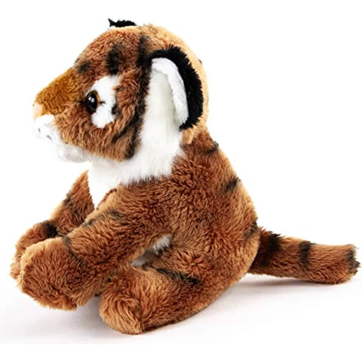 Teddys Rothenburg Kuscheltier Tiger Tazze rot klein 15 cm Plüschtiger by Uni-Toys – Bild 3
