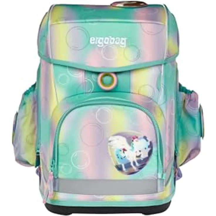 Ergobag cubo light Set ergonomischer Schulrucksack, extra leicht, 5-teilig, 780 g, blau – Bild 2
