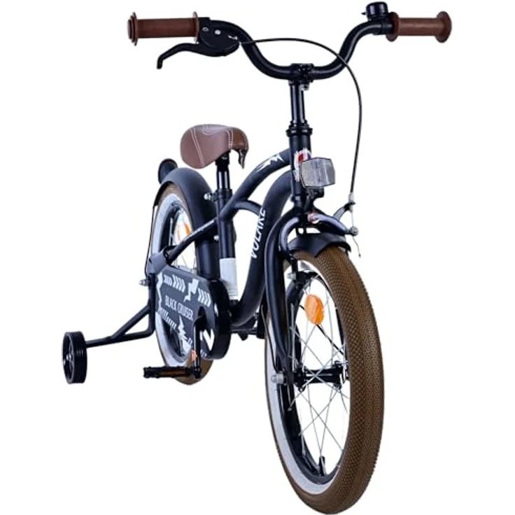 Volare Black Cruiser Kinderfahrrad - Jungen - 16 Zoll - Schwarz – Bild 3