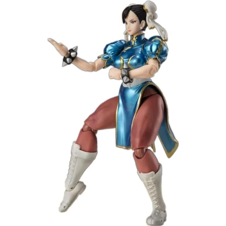 Tamashi Nations Street Fighter Chun-Li Outfit 2, S.H.Figuarts Actionfigur mit klassischer Kleidung, 15.2 cm, inklusive sechs zusätzliche Teile – Bild 1