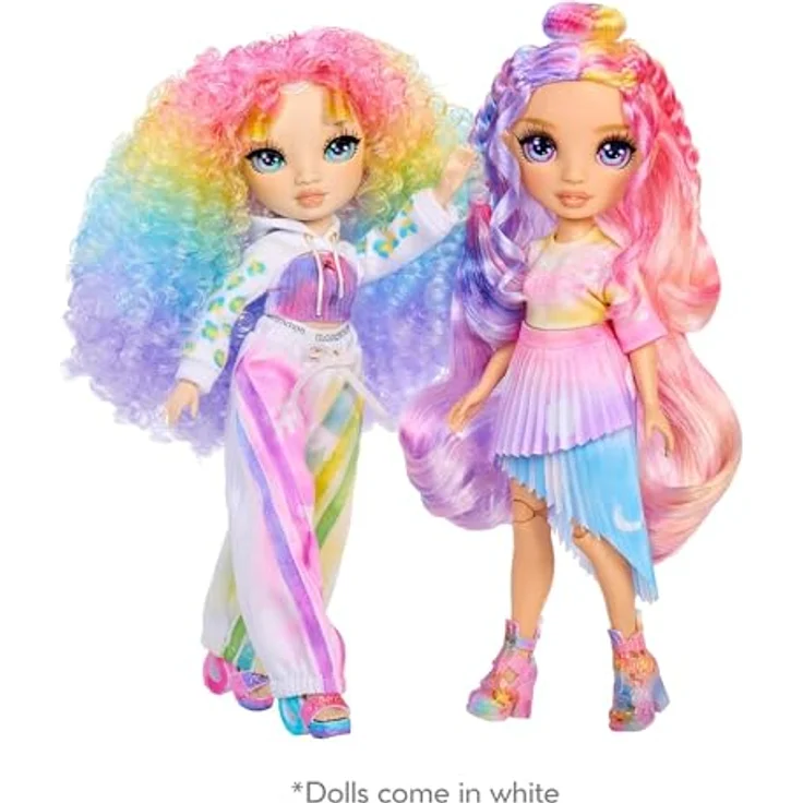 Rainbow High Air Brush & Create Fashion Doll, Anziehpuppe mit lila Augen und auswaschbaren Farben – Bild 7