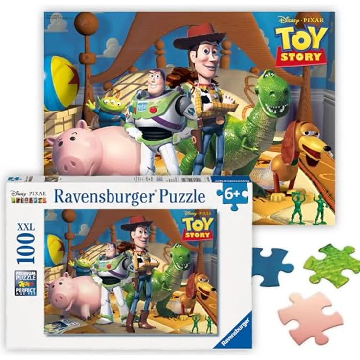 Ravensburger Kinderpuzzle - 10835 Disney: Pixar Toy Story, 100 Teile im XXL-Format für Kinder ab 5 Jahren, 49 x 36 cm