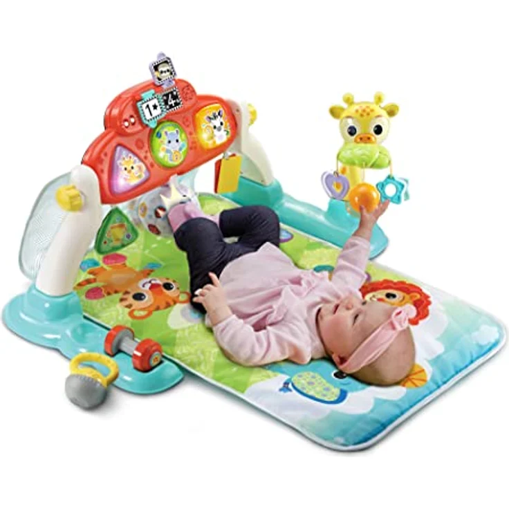 VTech Baby - 4-in-1 Sportspieldecke mit Musik, abnehmbares Spielboard, 2 Spielmodi, für Babys ab der Geburt – Bild 2
