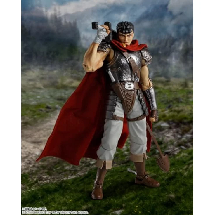 TAMASHII NATIONS Guts The Band of The Hawk Version Figur, 16 cm, S.H. Figuarts, Anime-Charakter aus Berserk – Bild 2