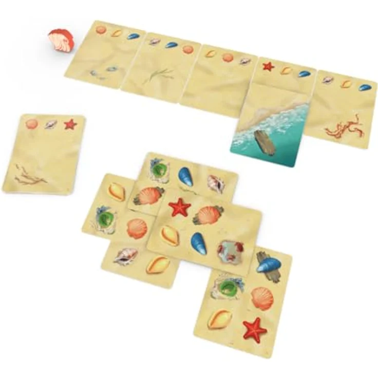 Board Game Circus Hermit, Brettspiel mit robuster Konstruktion und flexibler Gestaltung, Braun, Beige, Grau – Bild 4