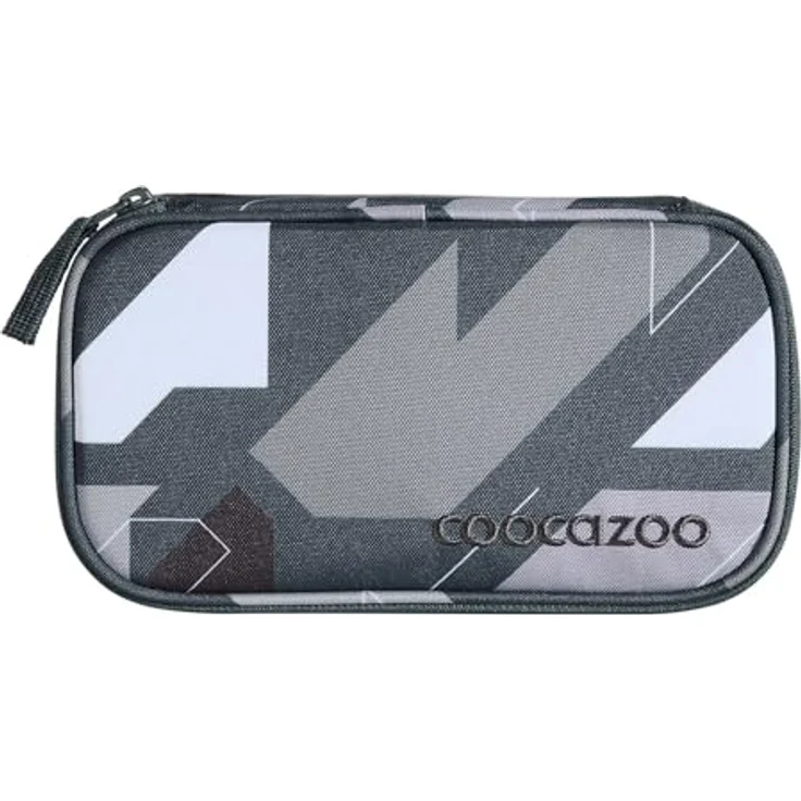Coocazoo Schlampermäppchen Pencil Case Dark Race, geräumig und tragbar, dunkelgrau