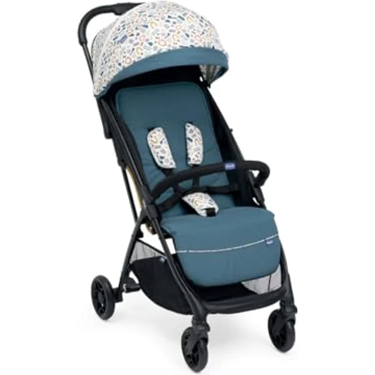 Chicco Glee Kinderwagen, 0-4 Jahre, Automatik- und Kompaktverschluss, Lichtschutzfaktor 50+, Regenschutz, 3-stufig verstellbare Rückenlehne, Beinauflage - Preisvergleich – Bild 1