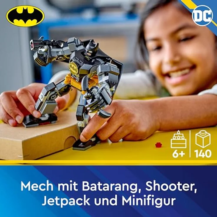 LEGO® Konstruktionsspielsteine Batman™ Mech (76270), LEGO Super Heroes, (140 St), Made in Europe - Preisvergleich – Bild 3
