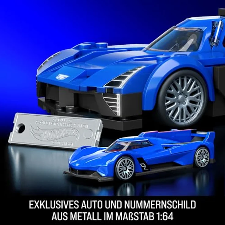 Mattel® Modellbausatz Hot Wheels Cadillac Project GTP, Maßstab 1:32, 236 Teile, inklusive Die-Cast-Auto und Aufklebern – Bild 5
