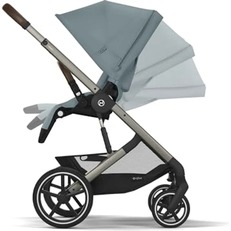 Cybex Kinder-Buggy Balios S Lux Kinderwagen Kollektion 2025 - Vielseitiger Kinderwagen für Stadtleben, ergonomisches Design, XXL Sonnenverdeck, große Ladekapazität – Bild 5