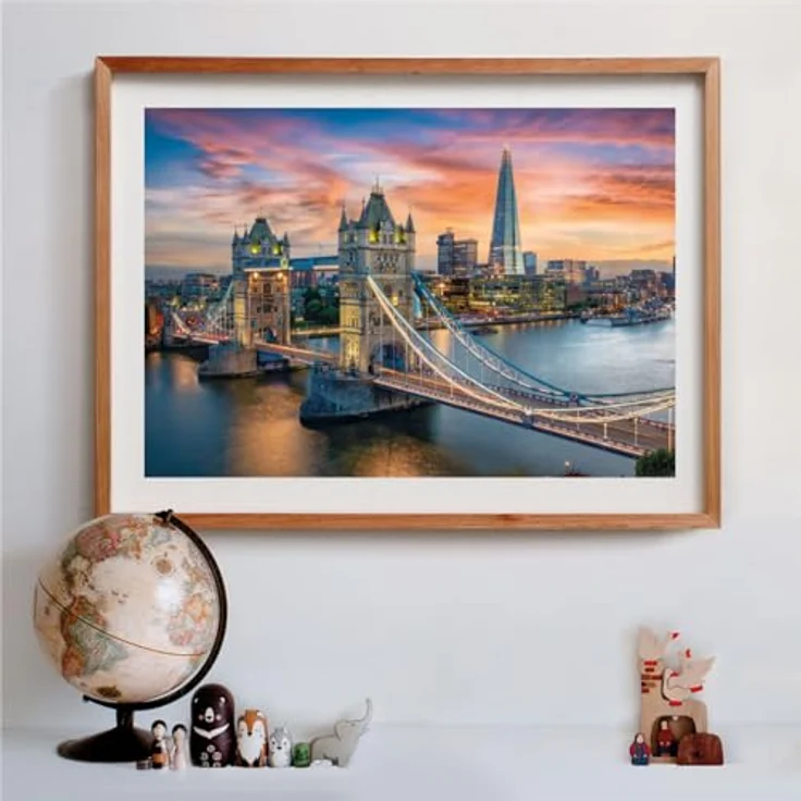 Clementoni London Twilight Puzzle 1500 Teile, anspruchsvolles Puzzle in 59,2 x 84,3 cm für Erwachsene, hochwertiges Motiv für Dekoration und gemeinsames Puzzeln – Bild 5
