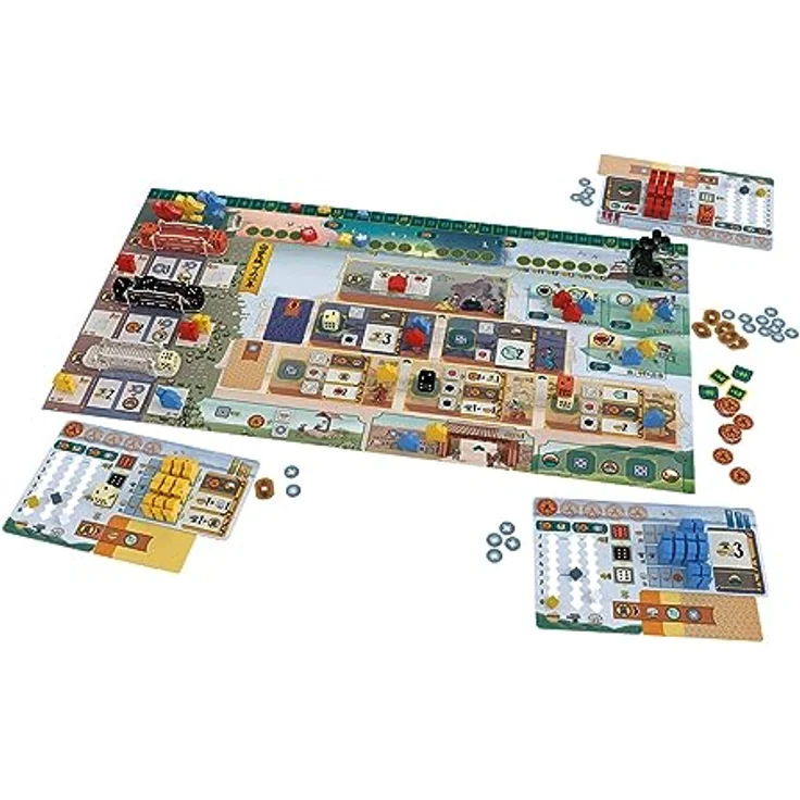Devir White Castle Brettspiel, strategisches Spiel zur Machtkämpfen im Japan der Edo-Zeit, mehrfarbig – Bild 4