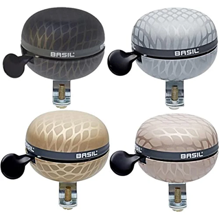 Basil Ding-Dong Noir Glocke, Stilvolles Design, Laut & Deutlich, Schwarz – Bild 2