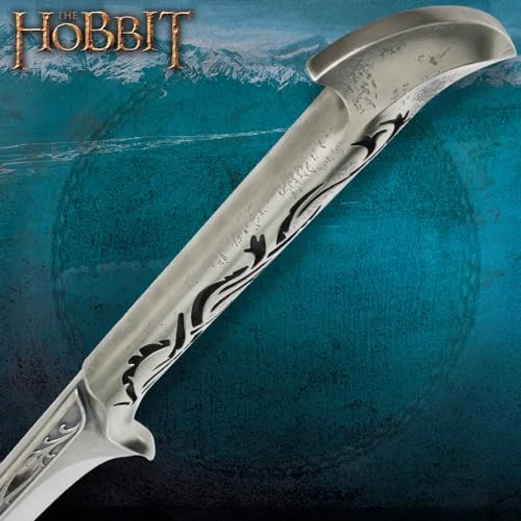 UNITED CUTLERY Hobbit Sword Of Thranduil, authentisch detaillierter Metallgriff und rostfreie Stahlklinge – Bild 5